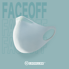 Cargue la imagen en el visor de la galeríaMáscara reutilizable Nuoqiao Lockill FaceOff (azul claro)
