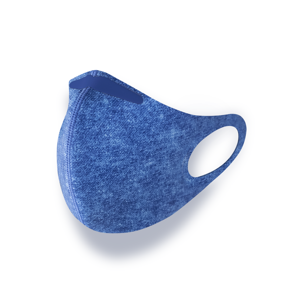 Nuoqiao Lockill FaceOff Masque réutilisable (Denim bleu)