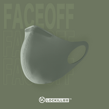 Cargue la imagen en el visor de la galeríaMáscara reutilizable Nuoqiao Lockill FaceOff (lavanda)
